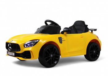 Детский электромобиль Rivertoys Mercedes-Benz AMG GT X777XX Желтый
