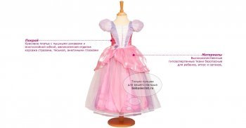 Карнавальный костюм для девочки Travis Designs &quot;Принцесса Панси&quot; PRP (Тревис Дизайн) 6-8 лет (116-128 см)