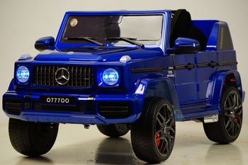 Детский электромобиль Rivertoys Mercedes-Benz G63 O777OO (ЛИЦЕНЗИОННАЯ МОДЕЛЬ) с дистанционным управлением Синий глянец