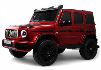 Детский электромобиль Rivertoys Mercedes Benz G63 Y777YY Красный глянец