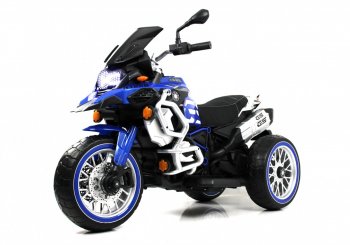Детский электромотоцикл Rivertoys М111БХ синий