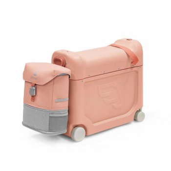 Набор путешественника JetKids by Stokke чемодан BedBox и рюкзак Crew Backpack Coral Pink