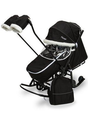 Санки-коляска Pikate Arctic Черный