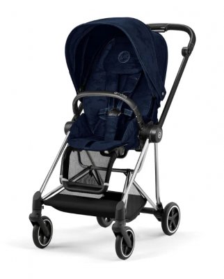 Прогулочная коляска Cybex Mios III Rebellious Luxury Denim Blue шасси Chrome Black