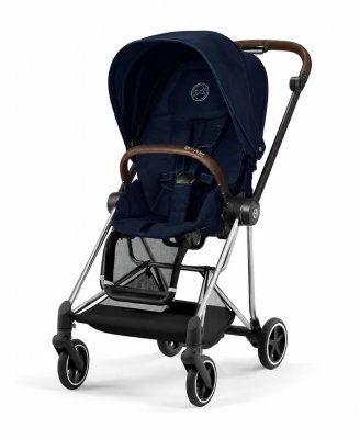Прогулочная коляска Cybex Mios III Rebellious Luxury Denim Blue шасси Chrome Brown
