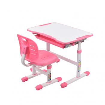 Комплект парта + стул трансформеры Capri Cubby Pink