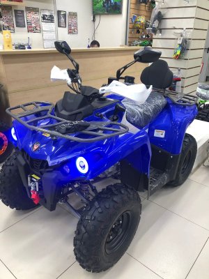 Квадроцикл бензиновый MOTAX Grizlik 200 ULTRA Черно-синий