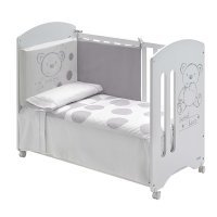 Детская кроватка Micuna Sweet Bear Basic + Матрас полиуретановый СН-620 (Микуна Свит Бир) 2