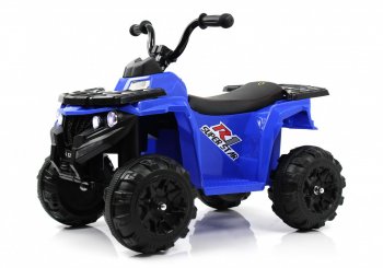Детский электроквадроцикл Rivertoys L222LL синий