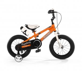 Детский велосипед Royal Baby Freestyle Steel 12&quot; от 2 до 4 лет (Роял Беби Фристайл Стил) Оранжевый