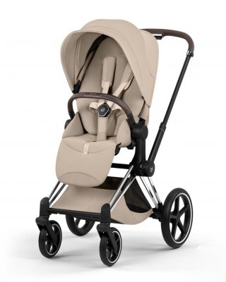 Прогулочная коляска Cybex Priam V Сozy Beige (шасси на выбор) шасси Chrome Brown