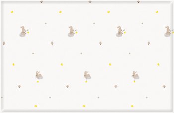 Коврик Parklon Pure Bubble mat Зайка на луне 190х130х3 см
