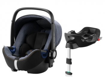 Автокресло Britax Romer Baby-Safe i-Size с базой FLEX Blue Marble