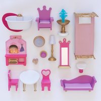 Кукольный домик KidKraft Розовый Замок 10117_KE 12