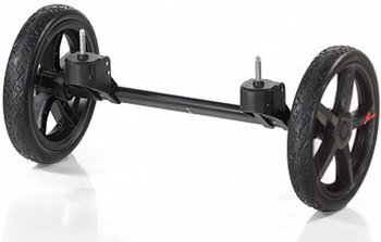Система сменных колес Quad для колясок Hartan Sky, Sky XL (Хартан Скай) черно-оранжевая