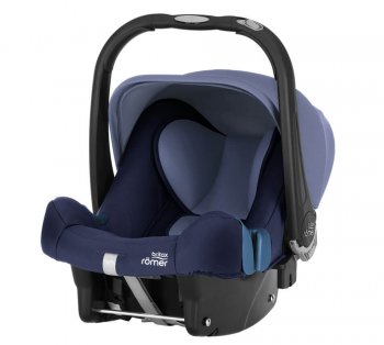 Автокресло детское Britax Romer Baby-Safe Plus II SHR (Ромер Беби Сейф Плюс Два СХР) Moonlight Blue