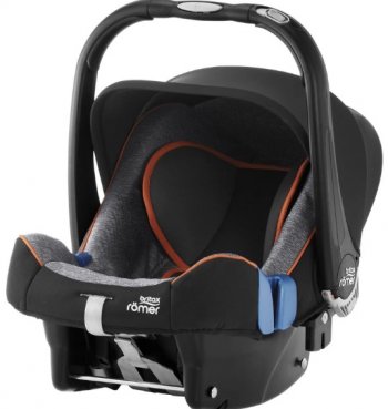 Автокресло детское Britax Romer Baby-Safe Plus II SHR (Ромер Беби Сейф Плюс Два СХР) Black Marble