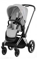 Прогулочная коляска Cybex PRIAM IV FE Koi Crystallized (шасси на выбор) 3