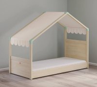 Кровать с надстройкой для балдахина Cilek Montes Natural (90x200 cm) 20.76.1301.00 2