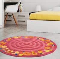 Детский ковёр в комнату Pansky Волшебные круги (диаметр 120 см) 1