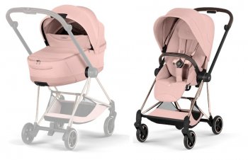 Коляска 2 в 1 Cybex Mios IV 2026 Peach Pink (шасси на выбор)