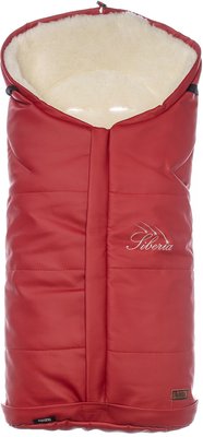 Конверт зимний меховой Nuovita Siberia Lux Bianco Rosso/Красный