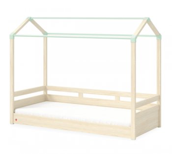 Кровать-домик с надстройкой для балдахина Cilek Montes Natural (90x200 cm) 20.76.1302.00