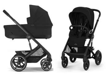 Коляска 2 в 1 Cybex Talos S Lux на шасси Black