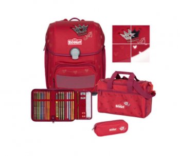 Школьный рюкзак Scout Genius Exklusiv Premium Красная принцесса