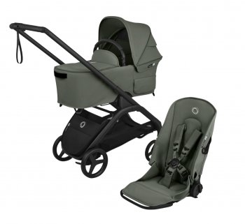 Коляска 2 в 1 Bugaboo Dragonfly Plus 2026 на шасси Black Forest Green