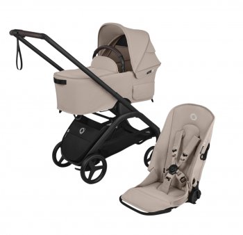 Коляска 2 в 1 Bugaboo Dragonfly Plus 2026 на шасси Black Desert Taupe