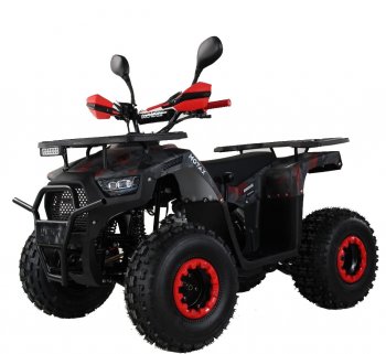 Квадроцикл бензиновый MOTAX GRIZLIK SUPER LUX 2024 черно-красный