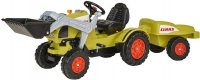 Детский педальный трактор погрузчик с прицепом Big Claas 800056553 1