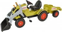 Детский педальный трактор погрузчик с прицепом Big Claas 800056553 2