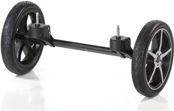 Система сменных колес Quad для колясок колясок Hartan Racer GT (Хартан) серебряная