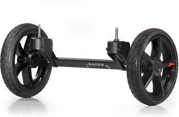 Система сменных колес Quad для колясок колясок Hartan Racer GT (Хартан) черно-оранжевая