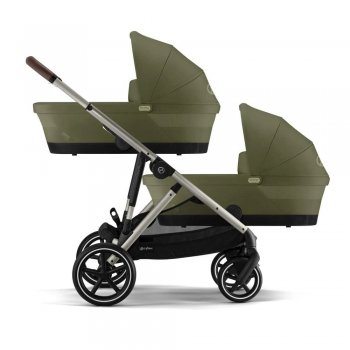 Коляска для двойни/погодок Cybex Gazelle S (прог. блок 2 шт., люльки 2 шт.)