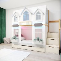 Кровать-дом Rabbit Cottage с подсветкой LED 1