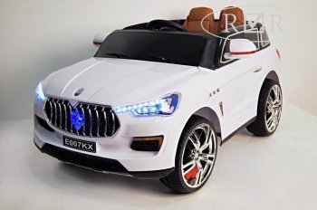 Детский электромобиль Rivertoys Maserati E007KX (Ривертойс) Белый