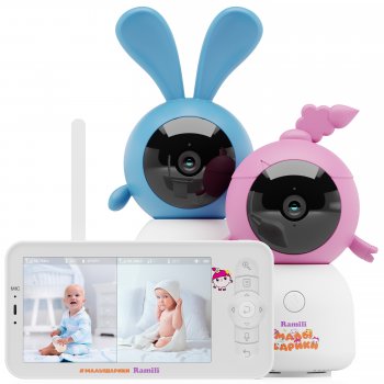Видеоняня Ramili Baby RV100X2NUSHAKROSH Нюшенька и Крошик, Малышарики