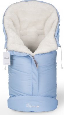 Конверт в коляску Esspero Sleeping Bag White (натуральная 100% шерсть) Blue Mountain