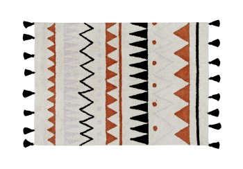 Стираемый ковер LorenaCanals Ацтекский Azteca Natura терракотовый 120х160