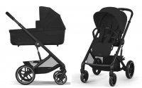 Коляска 2 в 1 Cybex Balios S Lux 2025 на шасси Black 1