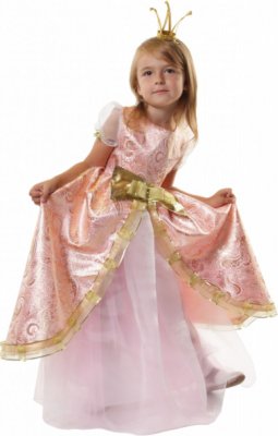 Карнавальный костюм Вестифика Принцесса Розовая Люкс р. 104-110 Розовая Люкс р. 104-110 
