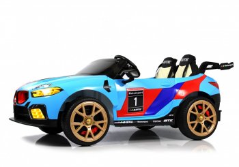 Детский электромобиль Rivertoys F555FF синий глянец