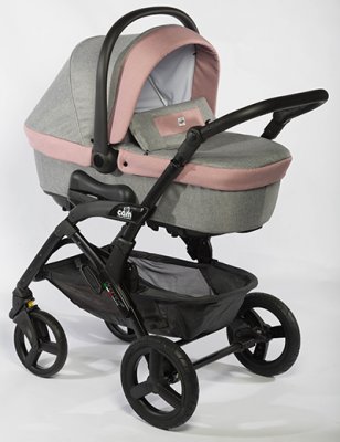 Детская коляска 2 в 1 Cam Dinamico Easy 648/розовый/серый