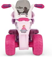 Детский электромотоцикл для девочек Peg-Perego Flower Princess 3