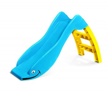 Игровая горка Sheffilton Дельфин Голубой/желтый
