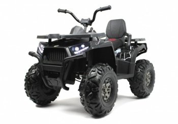 Детский электроквадроцикл RiverToys H999HH Черный spider