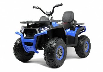 Детский электроквадроцикл RiverToys H999HH Синий